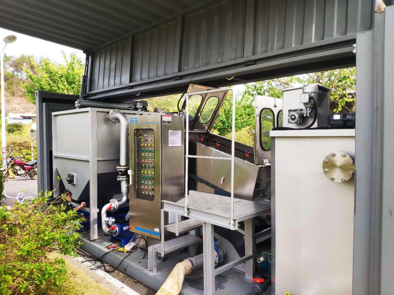 Techase TECM Mobile Dewatering System | Yuehai Water Plant